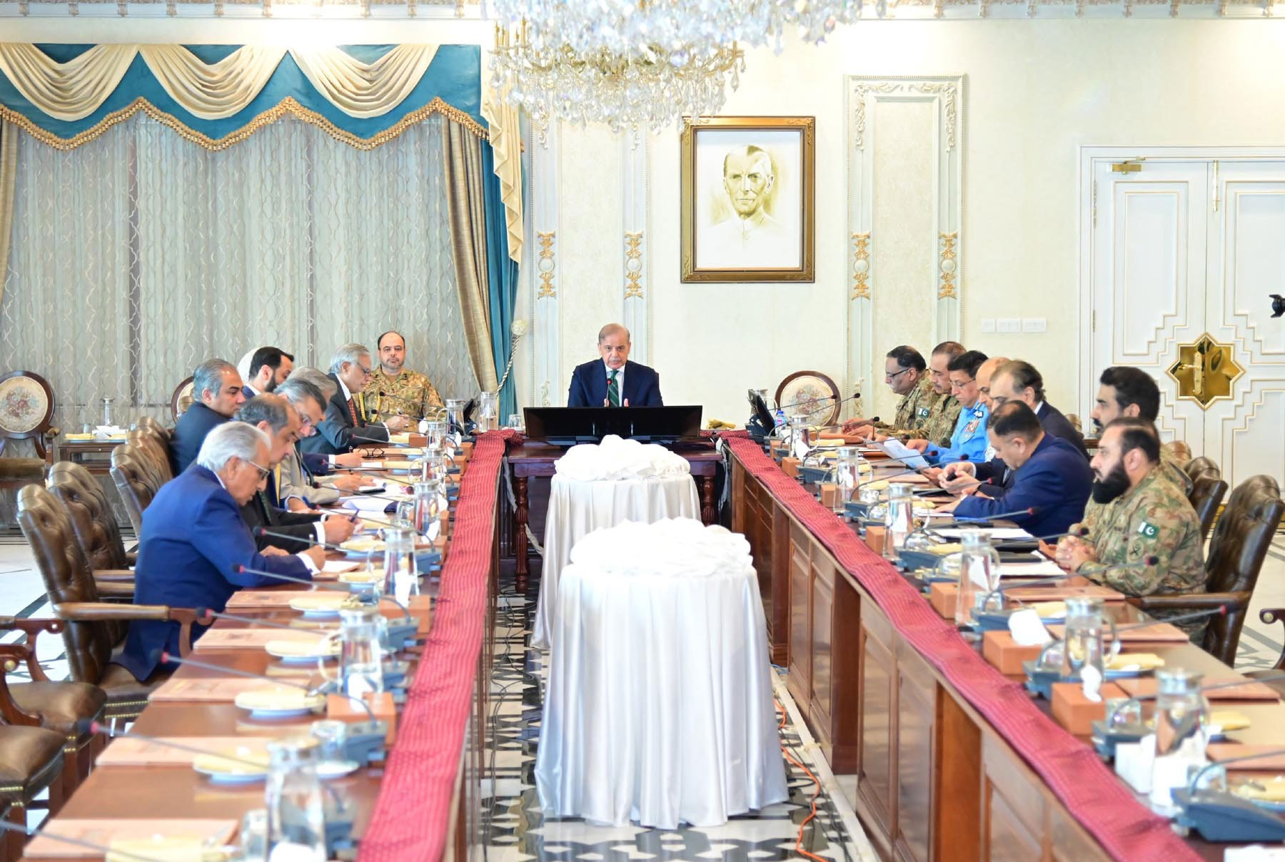 Prime Minister Shehbaz Sharif Chaired A Meeting Of The National Security Committee In Islamabad On 24th April, 2025